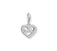 Thomas Sabo Charm Club Sterling Silver Cubic Zirconia Sister Charm - Silver