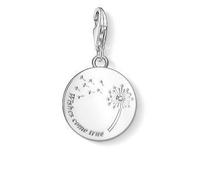 Thomas Sabo Charm Club Sterling Silver Zirconia Wishes Come True Charm - Silver