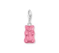 THOMAS SABO Charm Haribo Pink Gold Bear - Recycled Silver Charm with Pink Crystal Glass - Haribo x Collection