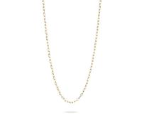 Thomas Sabo Charm necklace paperclip gold-plated Recycled 925 Silver, 18-carat Gold-plating