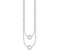 Thomas Sabo Women Charm Necklace Charm Club 925 Sterling Silver X0234-001-12-L45v