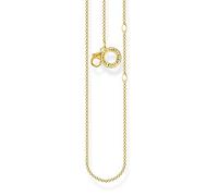Thomas Sabo 925 Sterling Silver Gold Charm Necklace 38-45cm