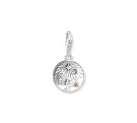 Thomas Sabo Charm Pendant Igloo 2060-473-7 – Engraved, Stones, Cold Enamel, Recycled 925 Silver