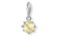 Thomas Sabo Women's Charm Pendant - Sterling Silver Lemon Quartz & Cubic Zirconia (November)