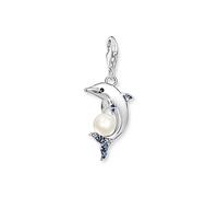 Thomas Sabo Charm Club Dolphin With Pearl Charm 1889-664-7 - Sterling Silver / Enamel / Pearl / Zirconia