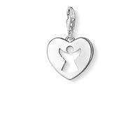 Thomas Sabo Women Charm Pendant Guardian Angel Heart Charm Club 925 Sterling Silver 0869-001-12