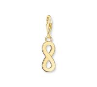 Thomas Sabo Charm Pendant Infinity Yellow-Gold Plated 925 Sterling Silver, 18k Yellow Gold Plating