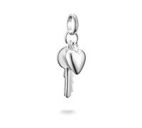 Thomas Sabo Charm pendant key with heart Connect silver Recycled 925 Silver