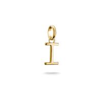THOMAS SABO Charm pendant letter I Connect gold-plated 18-carat Gold-plating, Recycled 925 Silver