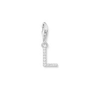 Thomas Sabo Charm Club Charmista Charm Club Charmista White Zirconia Letter L Charm Pendant 1940-051-14 - Sterling Silver / Zirconia