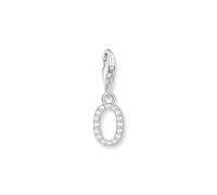 Thomas Sabo Charm pendant letter O with white stones silver 925 Sterling Silver 1952-051-14