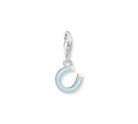 Charmista Turquoise Cold Enamel Horseshoe Charm Pendant 2019-007-17