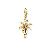 Thomas Sabo Charm Club Charm Club Gold Plated Multicoloured Palm Tree