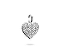 Thomas Sabo Charm pendant pavé-heart Connect silver Recycled 925 Silver
