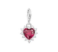 Thomas Sabo Charm Heart 2204-013-10, Sterling Silver, Cubic Zirconia, Lobster Clasp, Standard