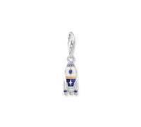 Thomas Sabo Charm Club Charmista Sterling Silver Multicoloured Enamel Rocket Charm 2038-347-7 - Sterling Silver / Glass-Ceramic Stone / Zirconia