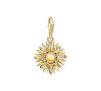 THOMAS SABO 18ct Gold Plated & Multi-Stone Sun Charm 1935-488-7