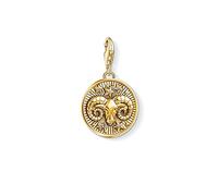 Thomas Sabo Women Charm Pendant Zodiac Sign Aries Charm Club 925 Sterling Silver 1652-414-39