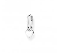 Thomas Sabo Charming Sterling Silver Heart Single Hoop Earring CR696-001-21 - Sterling Silver