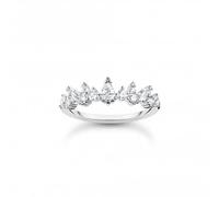 Thomas Sabo Charming Sterling Silver Ice Crystals Ring TR2415-051-14 - Size 48 - Sterling Silver / Zirconia