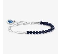 Thomas Sabo Charmista Coin Blue Imitation Sandstone Bead Bracelet Blue One Size