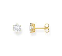 Thomas Sabo Classic CZ Gold Tone Stud Earrings 0.6 x 0.6cm