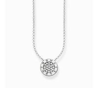 Thomas Sabo Classic CZ Pave Necklace 1.2 x 1.2cm, 40-45cm