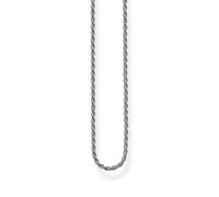Thomas Sabo Cord chain blackened 925 Sterling Silver, Blackened