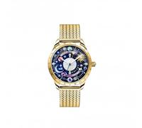 Thomas Sabo Unisex Watch Cosmic Amulet with dial in Dark Blue Yellow Gold-Coloured Stainless Steel, Stainless Steel Yellow Gold-Coloured WA0403-264-207