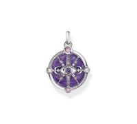THOMAS SABO Cosmic Talismans Violet Eye Pendant Necklace Violet