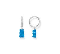 Thomas Sabo CR726-052-1 Silver single creole with blue gold bear ladies