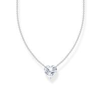 Thomas Sabo CZ Heart Necklace 1 x 0.9cm, 40-45cm