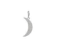 Thomas Sabo CZ Moon Charm Pendant 0.6 x 3cm