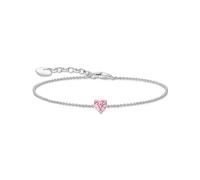 THOMAS SABO Large Heart Pendant Bracelet Silver