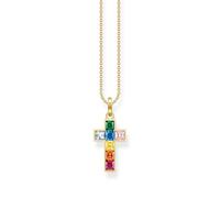 Thomas Sabo Damen-Kette 925er Silber Glasstein 32022497