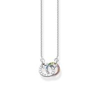 Thomas Sabo Damen-Kette 925er Silber Glasstein 32023635