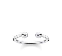 THOMAS SABO Damen Ring 925 Sterlingsilber, 750 Gelbgold Vergoldung