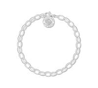 THOMAS SABO DCX0001-725-14 Women's Charm Bracelet Charm Club Diamond 925 Sterling Silver