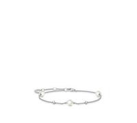 Thomas Sabo , Women’s Sterling silver Cubic Zirconia Bracelet, Silver, Eine Grösse - A2038-167-14-L19V