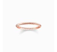 Thomas Sabo Detailed Stacking Ring In Rose Gold Finish S52