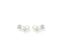 Thomas Sabo Earrings H2211-167-14 – Women's Sterling Silver Cubic Zirconia, 1.3 cm