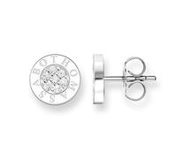 THOMAS SABO Ear studs classic pavé white ear plug 925 Sterling Silver