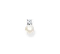 THOMAS SABO Single ear stud pearl with white stone silver 925 Sterling Silver