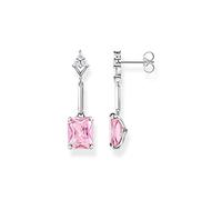 THOMAS SABO Pink Stone Silver Earrings