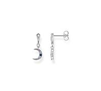 Thomas Sabo Earrings Royalty Moon Colored Stones 925 Sterling Silver H2204