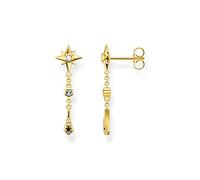 Thomas Sabo earrings Royalty star with stones gold-plated silver H2209-959-7