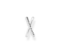Thomas Sabo Charm Club Charming Silver Criss Cross Ear Cuff EC0023-001-21 - Refined - Sterling Silver