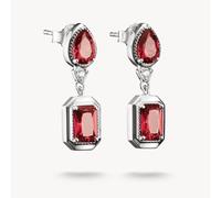Thomas Sabo Elyndra Sterling Silver Garnet Red Stones Earrings H2334-051-10 | Acotis - Sterling Silver / Garnet Cubic Zirconia