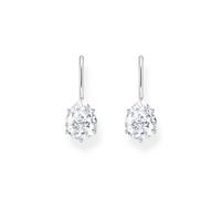 Thomas Sabo Essentials Sterling Silver Drop-Shaped White Zirconia Earrings H2290-051-14