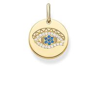 THOMAS SABO "Eye of Horus Disc Synthetic Spinel/Zirconia Pendant